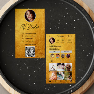 Instagram Business Cards, Influencer, Esthetician Card