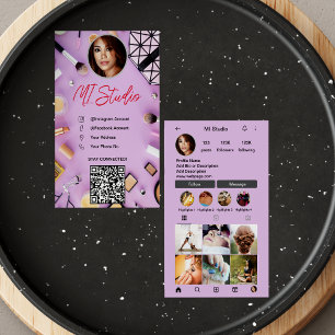 Instagram Business Cards, Influencer, Esthetician Card
