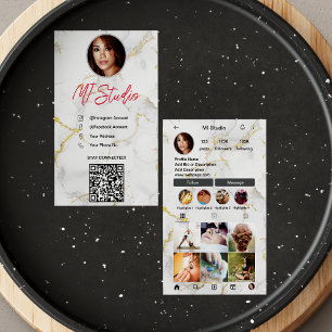 Instagram Business Cards, Influencer, Esthetician Card