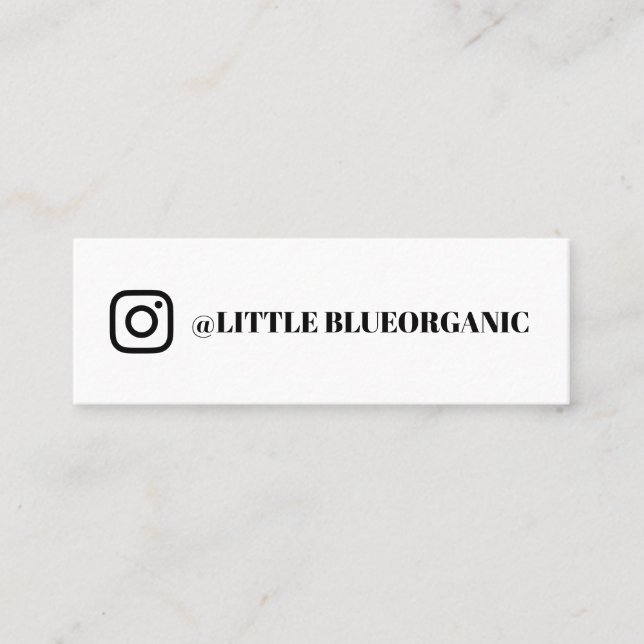 Instagram Business Cards | Your Instagram Name (Front)
