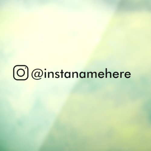 instagram business social media bumper sticker