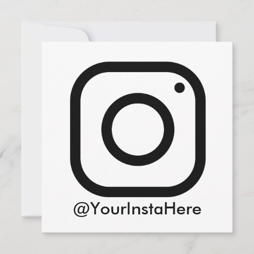instagram business social media modern minimal invitation