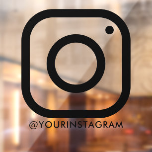instagram business social media window car decal