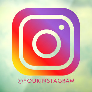 instagram business social media window car decal