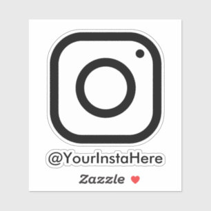 instagram business social media window car decal