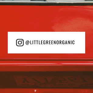 Instagram Car Magnet Your Instagram Name