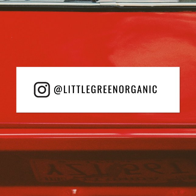 Instagram Car Magnet | Your Instagram Name (Creator Uploaded)