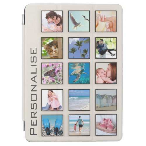 Instagram Classic Custom 15 Photo Collage iPad Air Cover