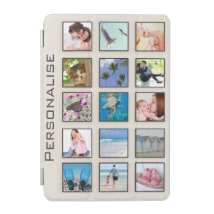 Instagram Classic Custom 15 Photo Collage iPad Mini Cover