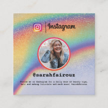 Instagram Colorful Photo Trendy Holographic 