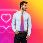 Instagram Colors | Ombre Sunset Men's Neck Tie<br><div class="desc">Personalize by adding your initials to monogram this colorful ombre sunset men's necktie. This design features the Instagram color palette.</div>