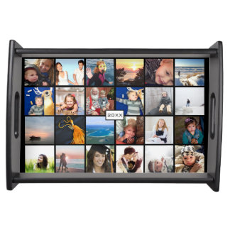 Instagram Custom 24 Photo Collage Serving Tray