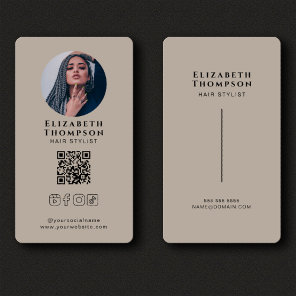 Instagram Facebook TikTok Social Media QR Code Business Card