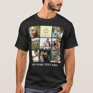 Instagram Family Photos 9 Photo Collage T-Shirts