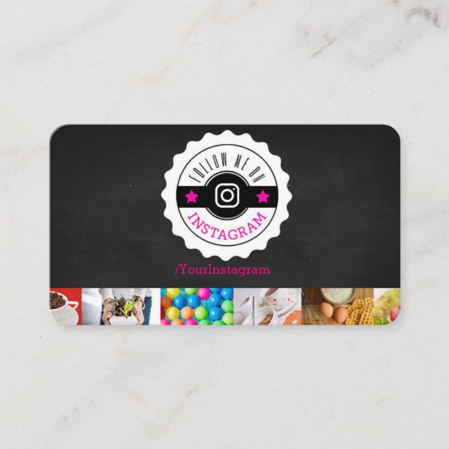 Instagram Followers Business card (Front)