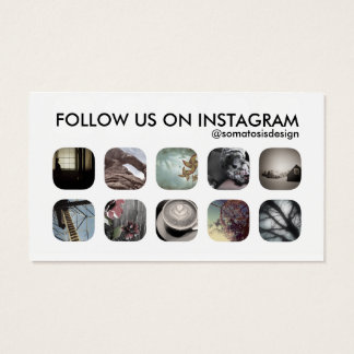 Instagram Business Cards & Templates | Zazzle