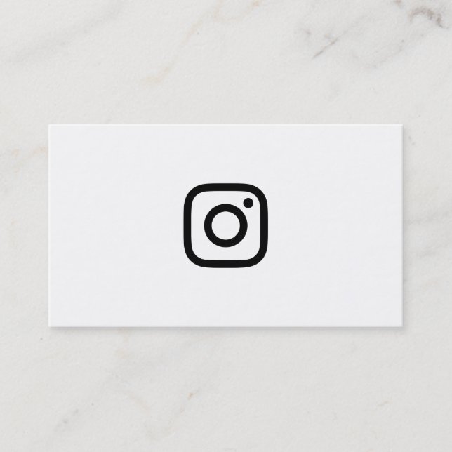 instagram followers calling card (Front)