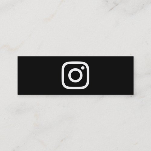 instagram followers mini business card