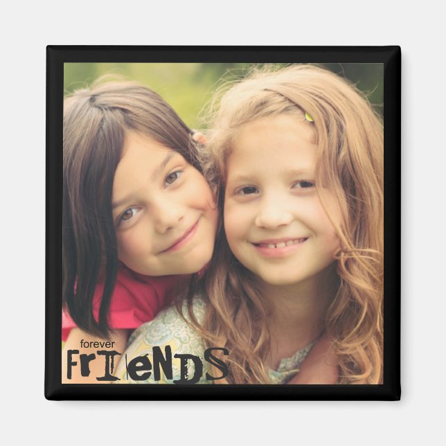 instagram forever friends photo magnet (Front)