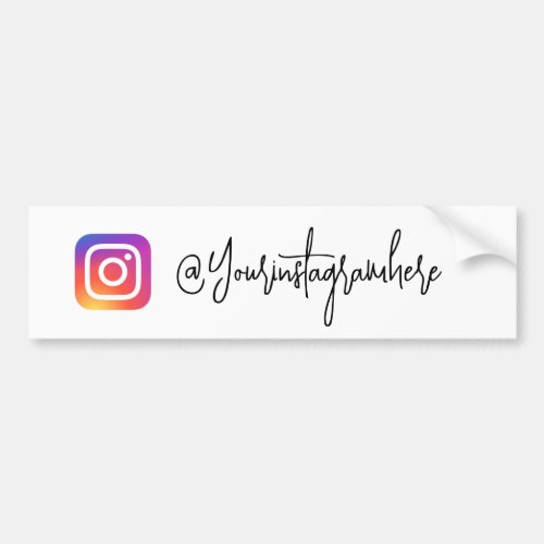 Instagram Handle Script sticker