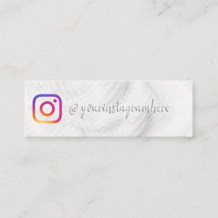 Instagram Influencer editable add your photo Mini Business Card