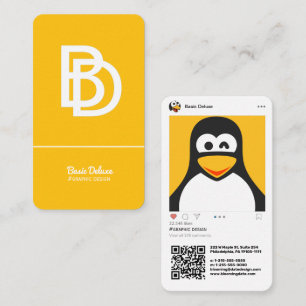 Instagram-Inspired Modern Business Card