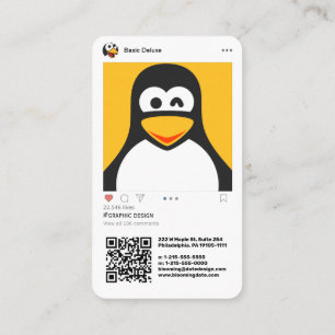 Instagram-Inspired Modern Business Card
