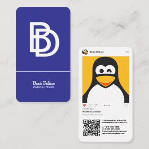Instagram-Inspired Modern Business Card