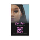 Instagram Lash Tech Hot Pink And Black QR Code