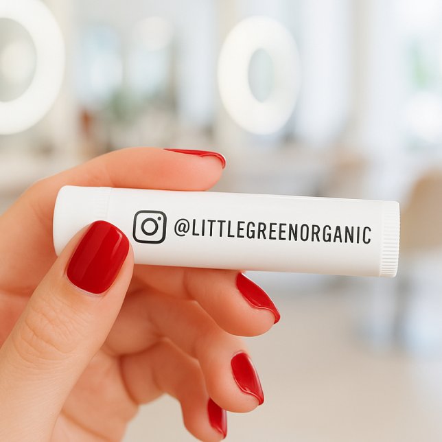 Instagram Lip Balm | Your Instagram Name (Creator Uploaded)