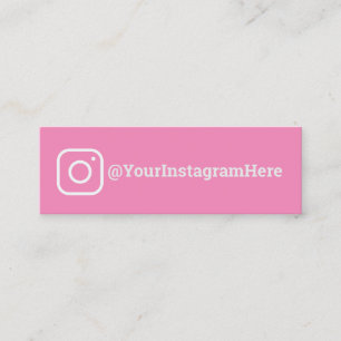 Instagram Mini Business Card