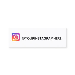 instagram mini business card