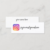 instagram mini business card (Front/Back)