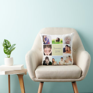 Instagram Modern Stylized Your Photos Throw Pillow