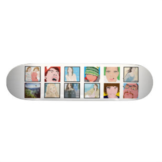 Instagram Mosaic Photo Personalized Skateboard