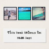 instagram photo bookmarks (Front & Back)