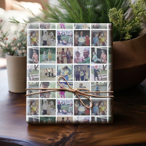 Instagram Photo Collage - 16 of your favorite pics Wrapping Paper