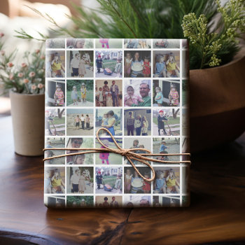 Instagram Photo Collage - 16 Of Your Favorite Pics Wrapping Paper by MarshEnterprises at Zazzle