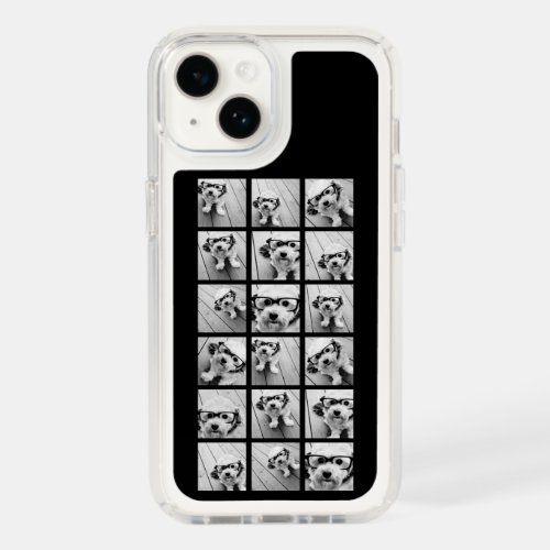 Instagram Photo Collage _ Up to 18 photos Black Speck iPhone 14 Case
