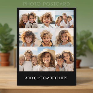 Instagram Photo Collage with 9 photos Postcard