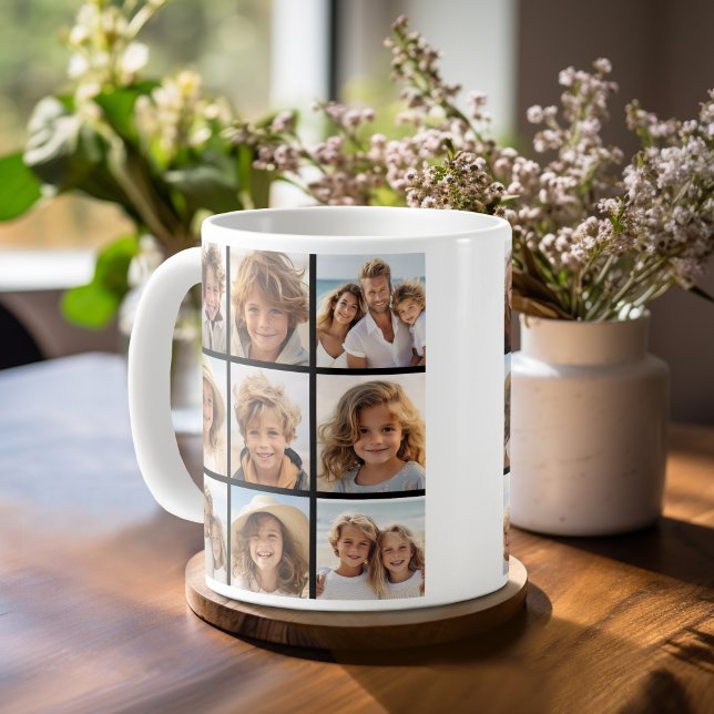 Instagram Photo Collage with 9 square photos Coffee Mug