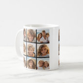 Instagram Photo Collage with 9 square photos Coffee Mug (Front Left)