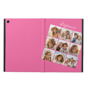 Instagram Photo Collage with 9 square photos iPad Air Cover