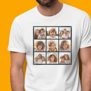 Instagram Photo Collage with 9 square photos T-Shirt