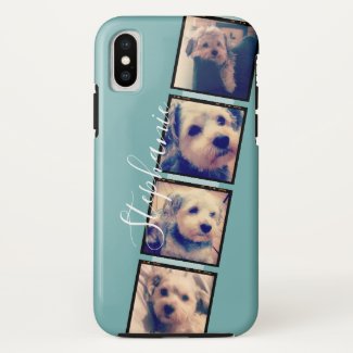 Instagram Photo Display - 4 photos film strip Case-Mate iPhone Case