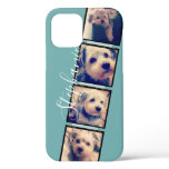 Instagram Photo Display - 4 photos film strip iPhone 12 Case Instagram Photo Display - 4 photos film strip iPhone 12 Case