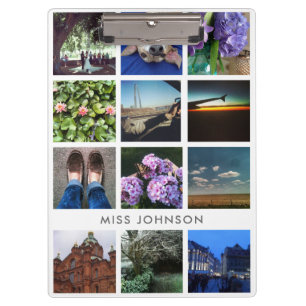 Instagram Photo Grid Clipboard - white