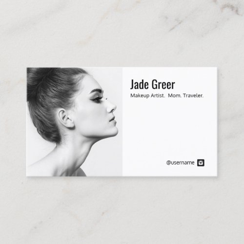 Instagram Photo Image Profile Business Card