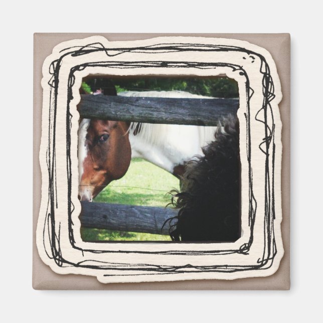 instagram photo magnet (Front)