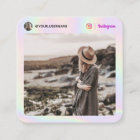 Instagram photo modern holographic pastel rainbow